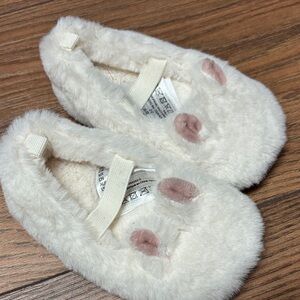 H&M Cream Baby Walker Shoes with Pink Accents